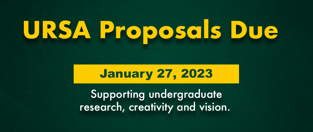 URSA Proposal Due date
