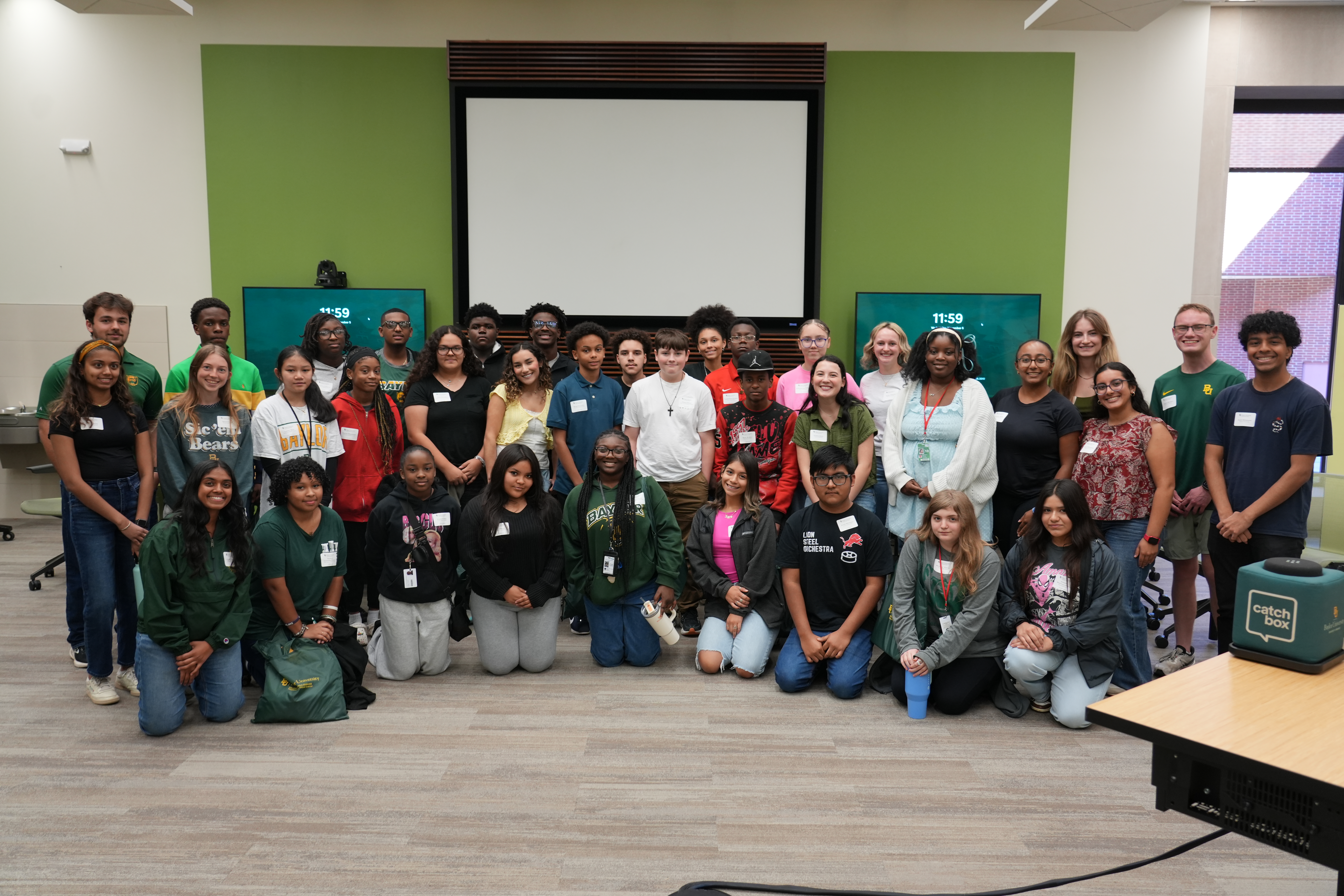 Millennium Fellows with Waco ISD students