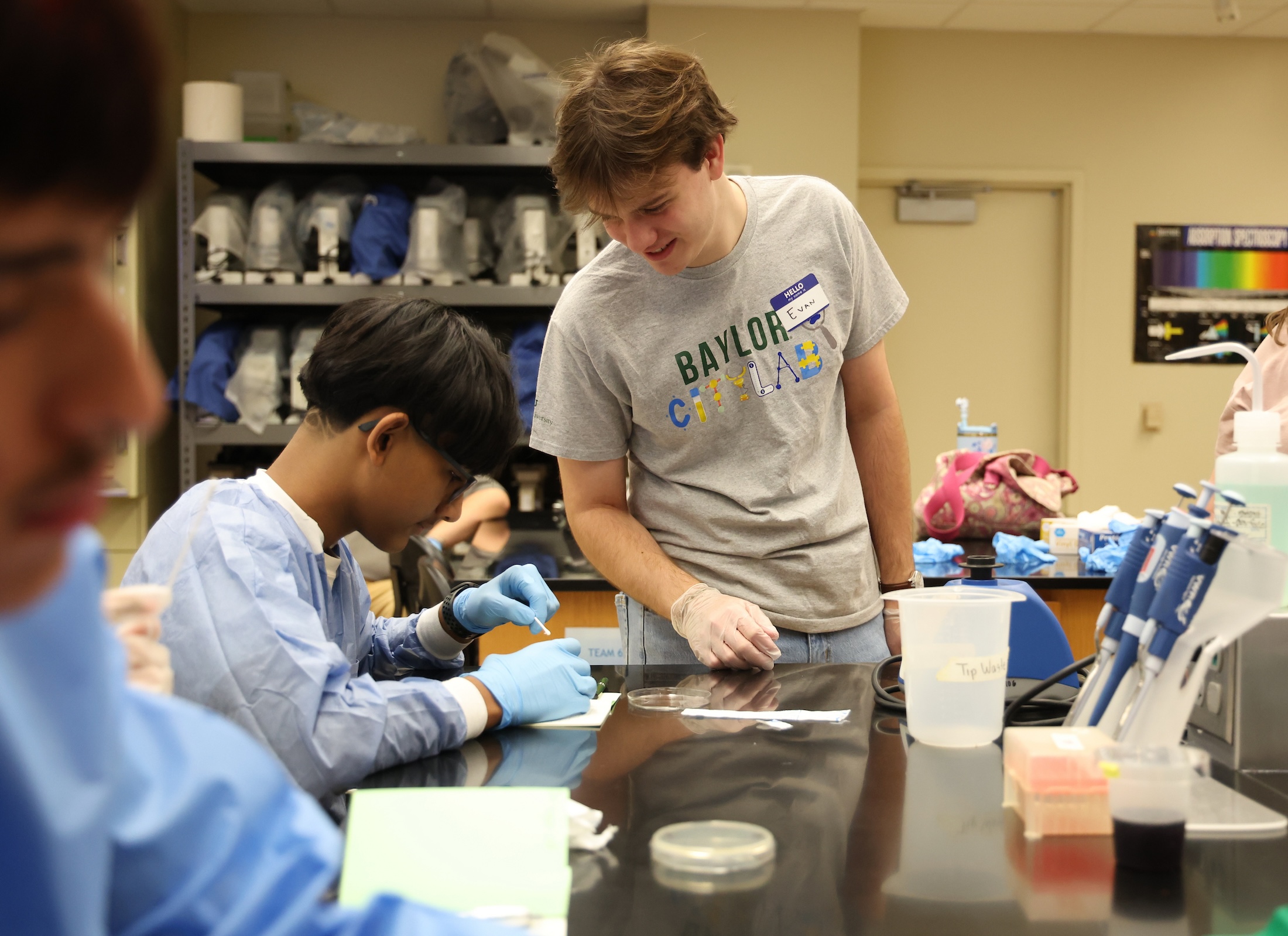 Students in the lab during Baylor CityLab 2026