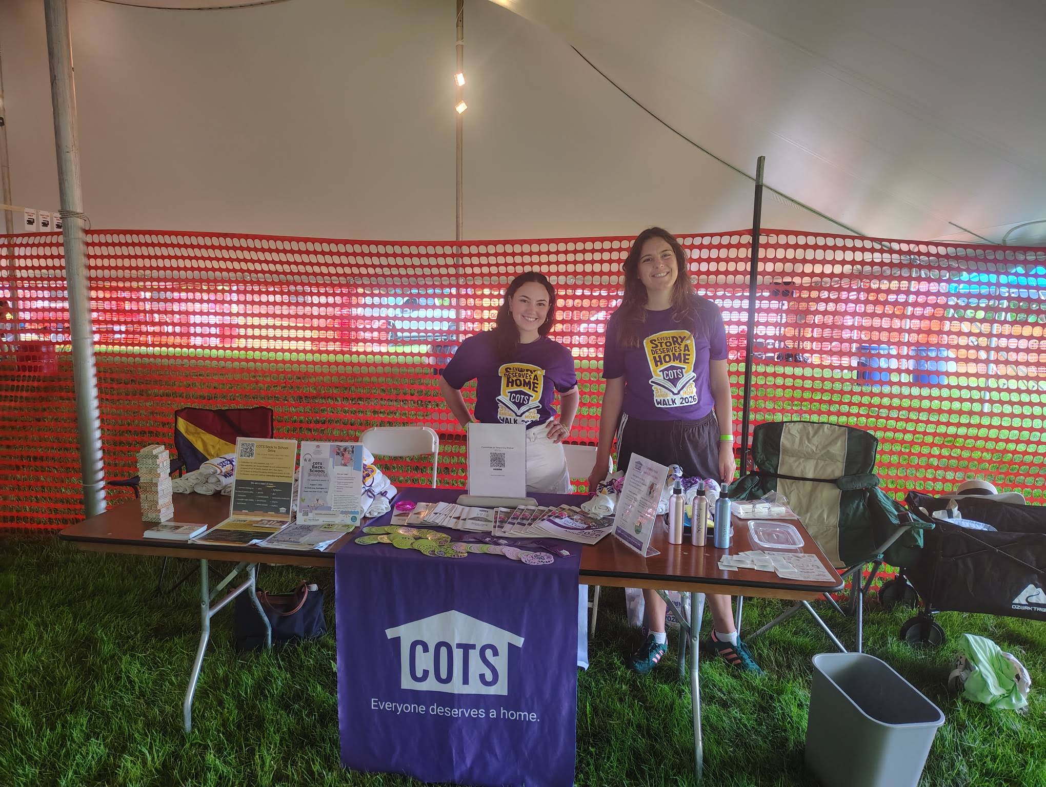 Anna Corey and Fellow Intern