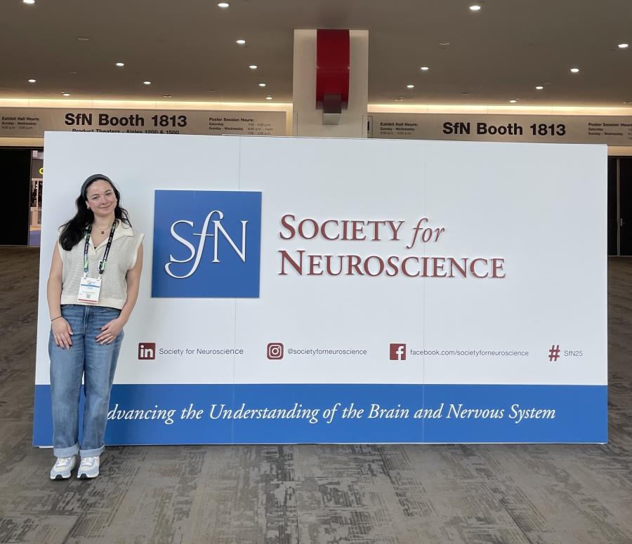 Felise Bressler at the Society for Neuroscience
