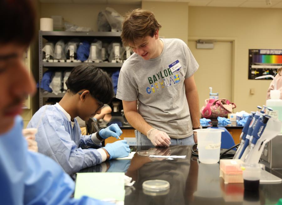 Students in the lab during Baylor CityLab 2026