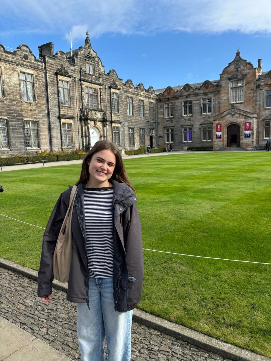 Eliza Denley in St Andrews