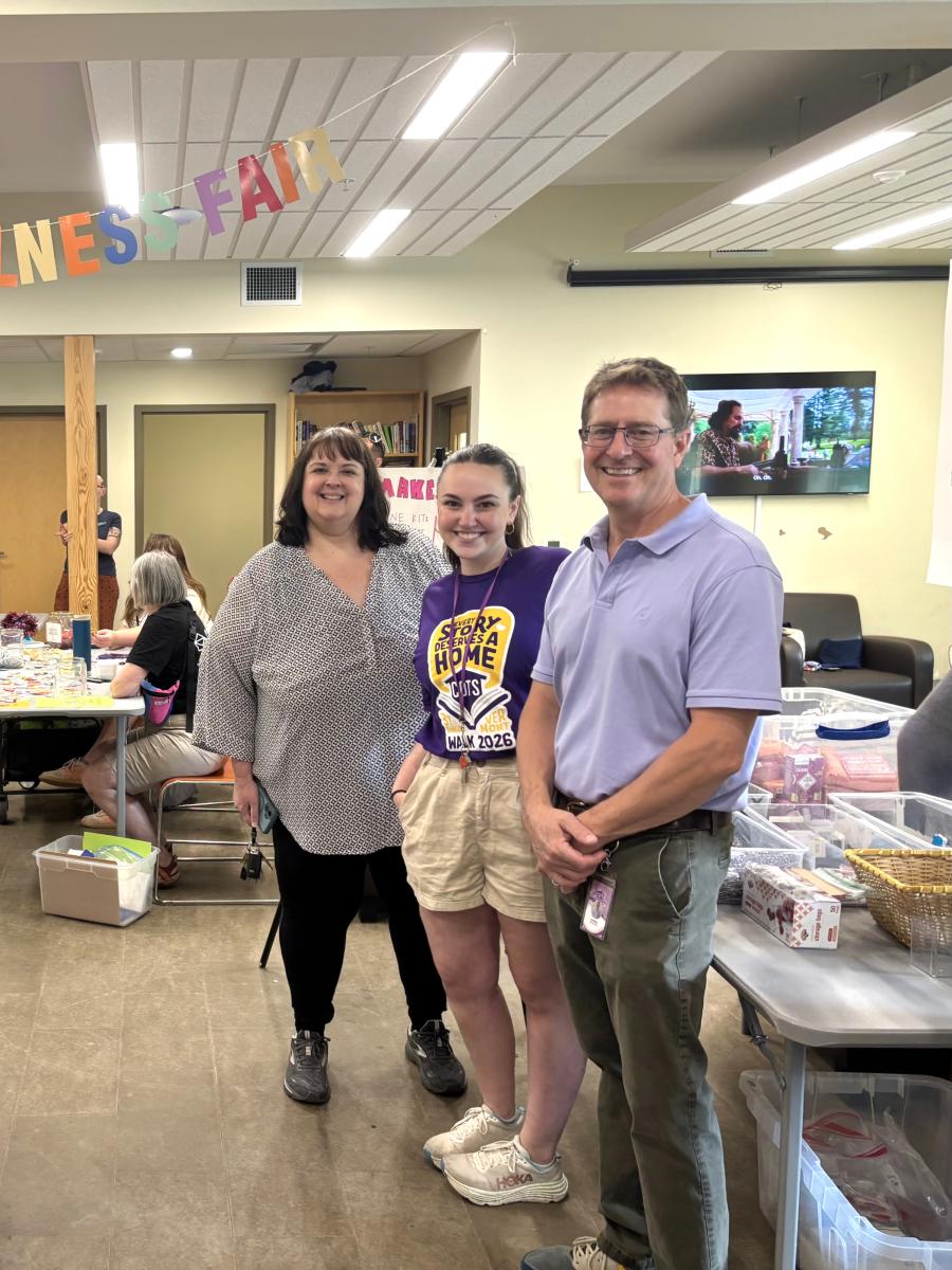 Anna Corey with Internship mentors