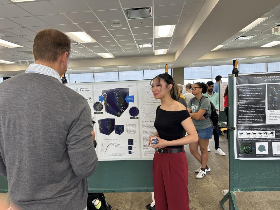 Student and Poster